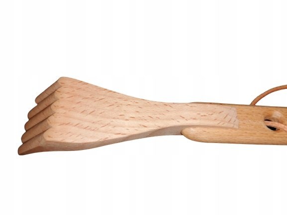 DRAPACZKA do PLECÓW masażer drewniany łyżka do butów
