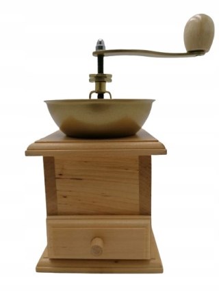 RĘCZNY MŁYNEK DREWNIANY DO KAWY PIEPRZU ZIAREN EKO