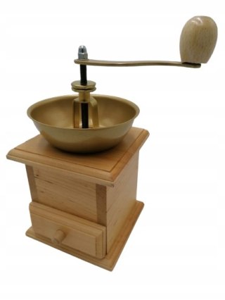 RĘCZNY MŁYNEK DREWNIANY DO KAWY PIEPRZU ZIAREN EKO
