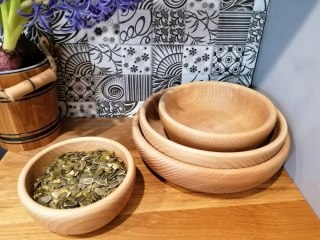 Miseczka Misa Drewniana Miska Półmisek Polski 25cm