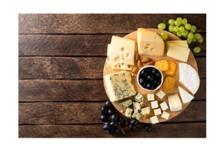 Talerz Obrotowa Deska Do Pizzy, Serów, Wędlin, Przekąsek – Średnica 25 cm