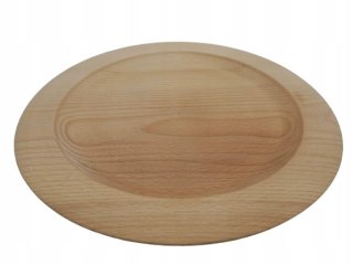 Talerz Drewniany Bukowy Ciężki Solidnu 25cm