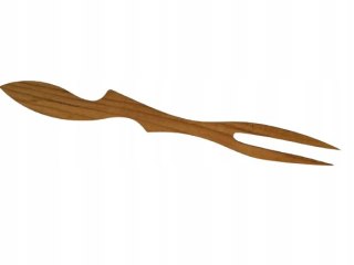 Widelec Do Grila Mięsa Steków Czereśniowe Drewniane Widelce Grillowe Sztućce Eko