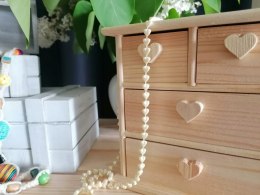 Drewniana Szkatułka Na Biżuterię z Szufladkami Szafeczka Pudełko