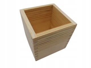 Drewniane Pudełko Na Długopisy Organizer Pojemnik Na Kredki Pędzle