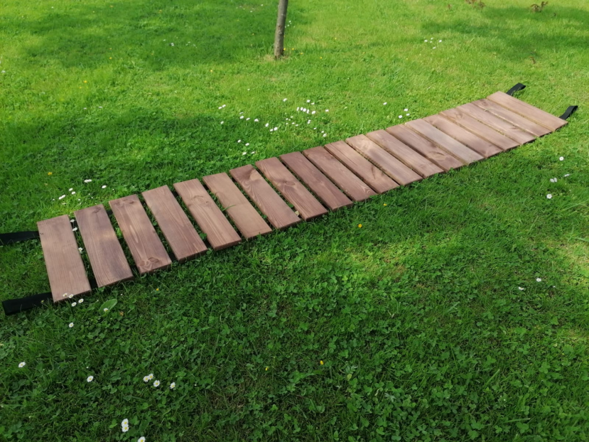 Chodnik Drewniany Zwijany Ścieżka w Ogrodzie 2,5m