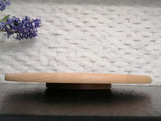 Drewniana Deska Obrotowa 30 cm Mandala Kwiat Życia