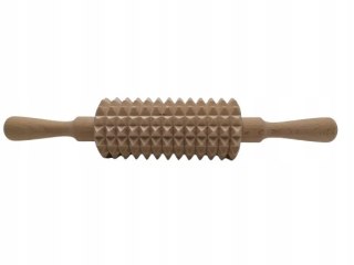 Wałek Do Masażu Drewniany Masażer Do Masowania Mięśni Ciała Roller