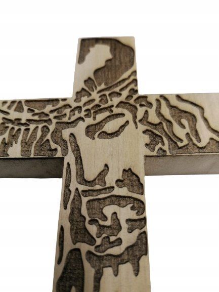 Krzyżyk Drewniany Na Ścianę Bierzmowanie Grawer