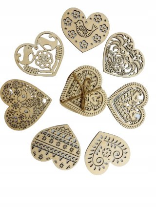 Drewniane Zawieszki Na Choinkę Zawieszka Święta 7x