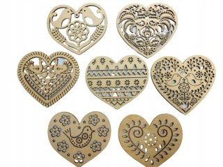 Drewniane Zawieszki Na Choinkę Zawieszka Święta 7x