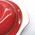 Ceramiczne Naczynie Do Zapiekania Serwowania 0,75l Ceramiczny Pojemnik z Pokrywką Do Przystawek