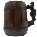 Drewniany Kufel Do Piwa Kufle Dębowe Na Piwo Pomysł Na Prezent