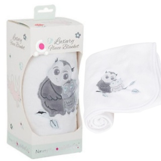 Kocyk Dziecięcy Bardzo Miękki ComfiLove 90x70 w Sowy