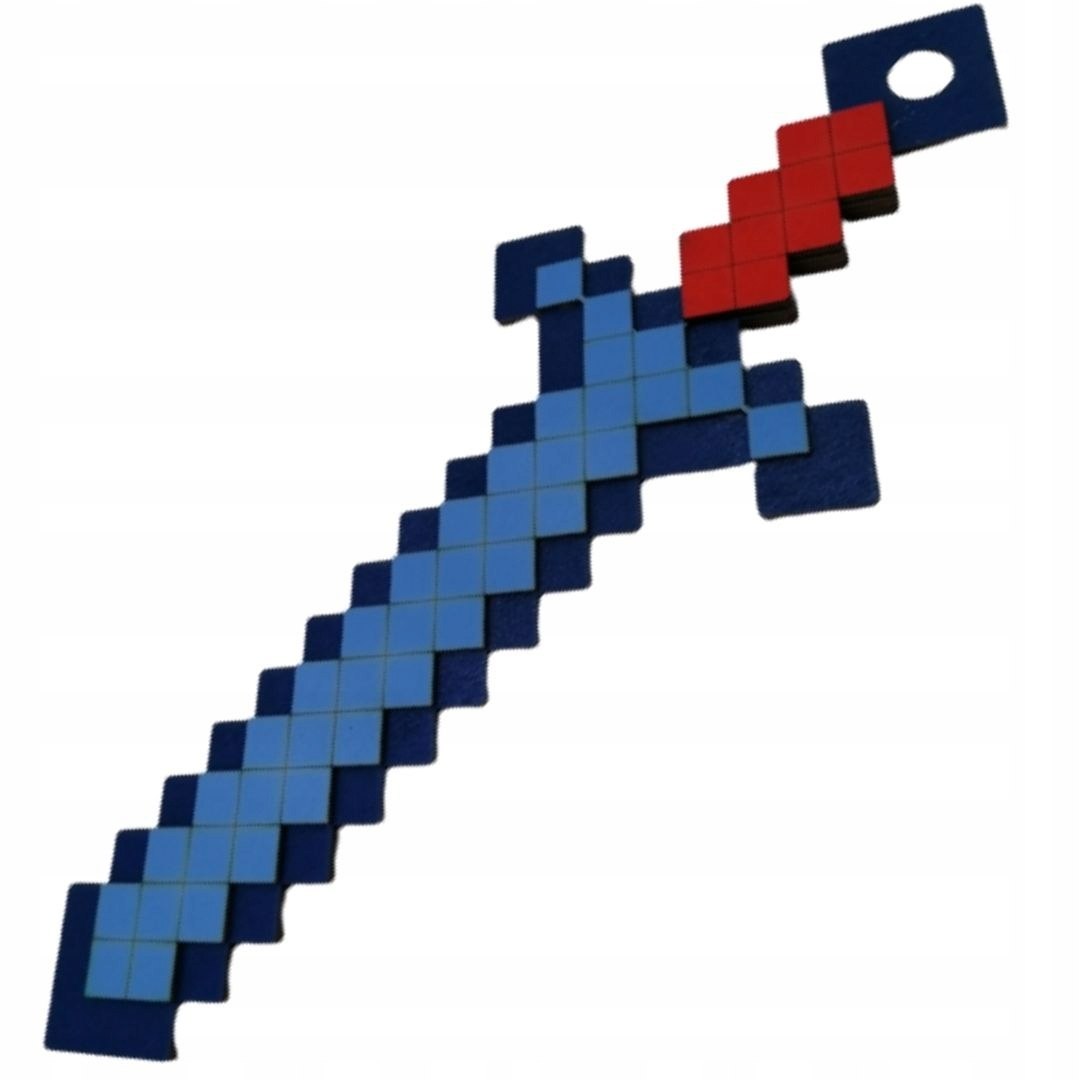 Miecz Minecraft Diamentowy Drewniany Duży Zabawka