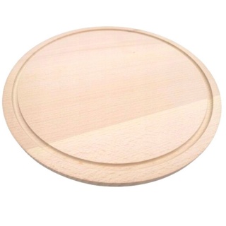 Okrągła Drewniana Deska do Krojenia i Serwowania – 33 cm, Ekologiczna, Polski Producent