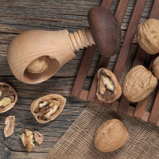 Dziadek Do Orzechów Grzybek Drewniany Dziadki Buk