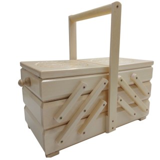 Niciarka Na Igły Nici Przybornik Krawiecki Drewnany Organizer