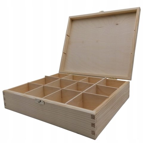 Herbaciarka Organizer Na Herbatę Uniwersalne Pudełko Drewniane Herbaciarka Organizer Na Herbatę Uniwersalne Pudełko Drewniane
