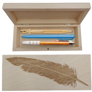 Drewniane Etui Piórnik Na Długopisy Pudełko