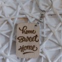 Breloczek Do Kluczy Drewniany Brelok Sweet Home