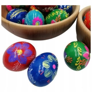 DREWNIANE PISANKI WIELKANOCNE JAJKA MALOWANE 25SZT