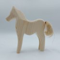 Konik Rzeźbiony Do Malowania Figurka Koń Drewniany