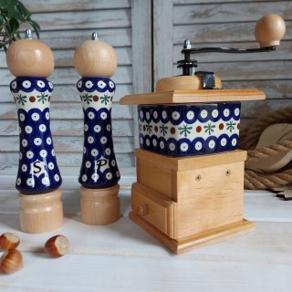 Młynek Do Soli Pieprzu Kawy Ceramiczne Ekskluzywne Młynki Na Prezent z Buka