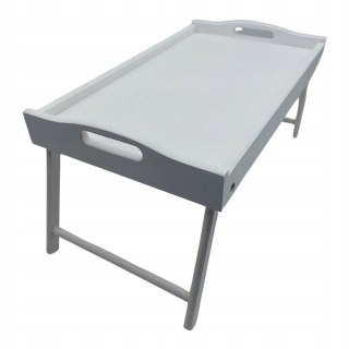 Stolik Śniadaniowy Biała Taca Na Nóżkach Dla Chorego Pod Laptop