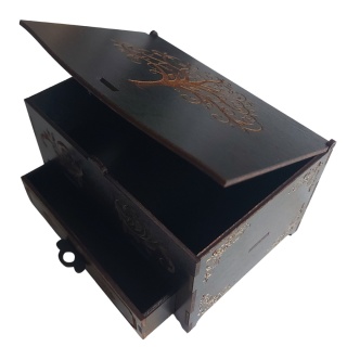 Pudełko Na Drobiazgi Biżuterię Pieniądze Drewniana Szkatułki i Pudełeczka Eko Na Prezent