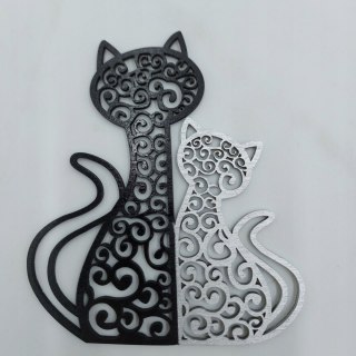 Dekor Ze Sklejki Dekoracje Elementy Dekoracyjne Drewniane Ozdoby Koty