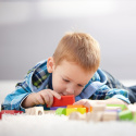 Klocki Drewniane Dla Dzieci Puzzle 3D Gruszka - Zabawka Konstrukcyjna Ekologiczna