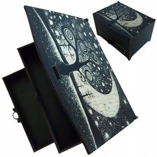 Małe Pudełeczko Na Drobiazgi Drewniana Szkatułka Uroczy Prezent Dla Niej