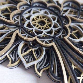 Nowoczesny Krzyż Na Ścianę Drewniany 3D Krzyże ścienne Dekoracja Wnętrz