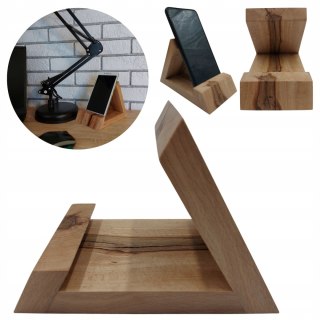 Unikatowa Podstawka Na Telefon Wyjątkowy Stojak Drewniany Na Telefon