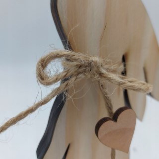 Dekoracja Wielkanocna Zając Na Podstawce Drewniany Do Malowania Decoupage