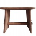Drewniane Krzesło Brązowe Stołek Niski Taboret Stołeczek Przenośne Krzesełk