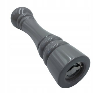 Młynek Klasyczny Ręczny Drewniany Do Pieprzu Soli Przypraw Szary 24cm