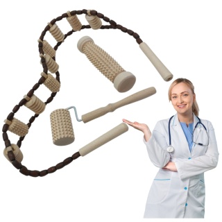 Masażer Drewniany Zestaw Do Masażu Pleców Ud Dłoni Pośladków