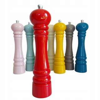 Młynek Do Pieprzu i Soli Czerwony Drewniane Ręczne Młynki Do Przypraw Sól