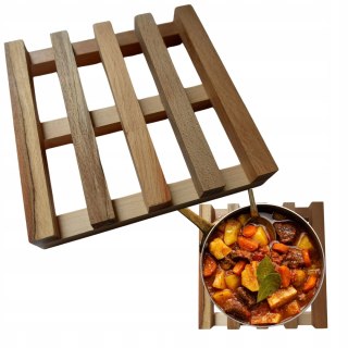 Podstawka Pod Garnek Kubek Drewniana Podkładka Pod Naczynia Chroniąca Blat