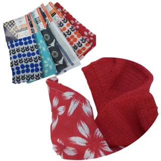 Ścierka Kuchenna Bawełniana Zestaw Dwóch Kuchennych Ścierek