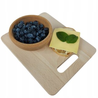 Drewniana Deska Kempingowa 25 cm – Lekka, Poręczna, Buk, Polski Producent