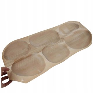 Ekologiczny Półmisek Drewniany na Wesele i Restauracje – Duży Drewniany Talerz z Bukowego Drewna