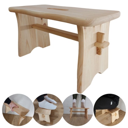 Taboret Mały Stołek Drewniane Toaletowe Krzesełko Wielofunkcyjne