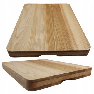 Duża Drewniana Deska do Krojenia 47 cm – Jesion, Gruba 4 cm, Polski Producent