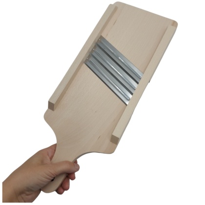 Tarka do Warzyw Mała Szatkownica Do Kapusty Ogórków Drewniana Ręczna Tarka 42cm