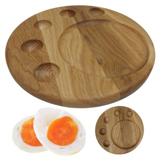 Ekologiczny Talerz Dębowy na Jajka – Wielkanocny Prezent i Codzienna Elegancja