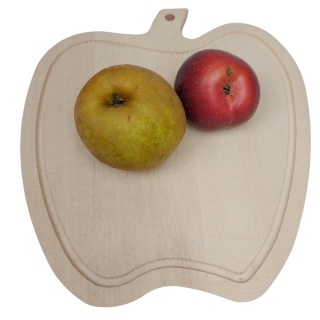 Drewniana Deska do Krojenia w Kształcie Jabłka - Buk, Polski Producent, Ekologiczna