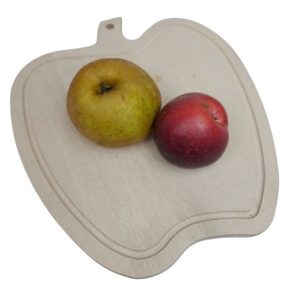 Drewniana Deska do Krojenia w Kształcie Jabłka - Buk, Polski Producent, Ekologiczna